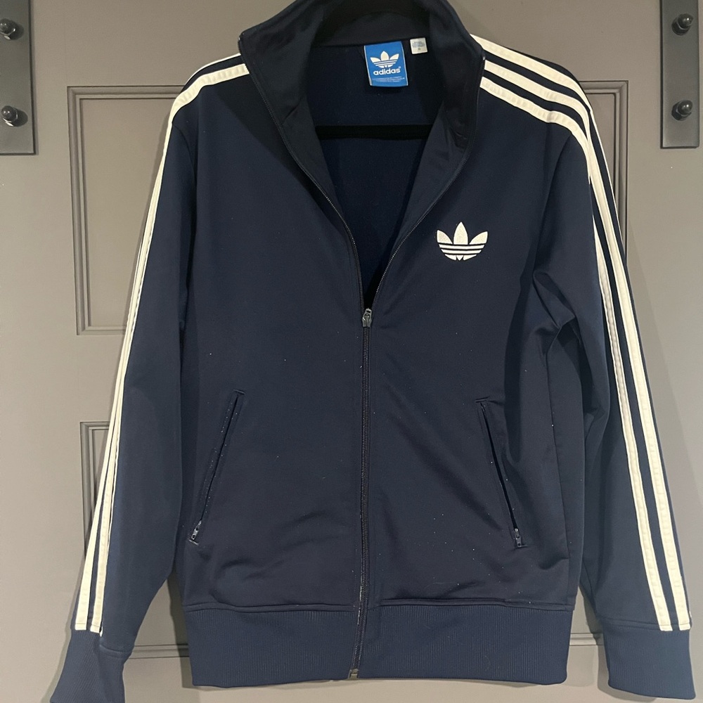 Adidas Zip Track jacket Navy